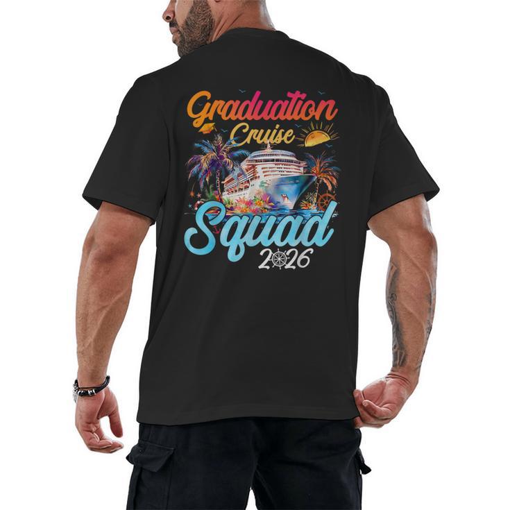 Graduation Cruise Squad 2026 Cruising Graduation Men's Back Print T-Shirt