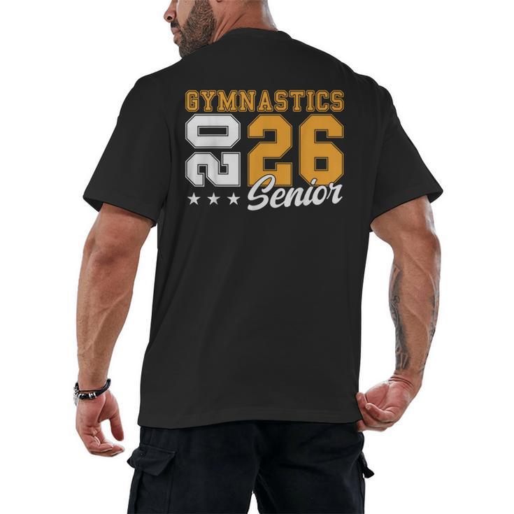 Gymnastics Senior Night Gymnastics Senior 2026 Graduation 17 Men's Back Print T-Shirt