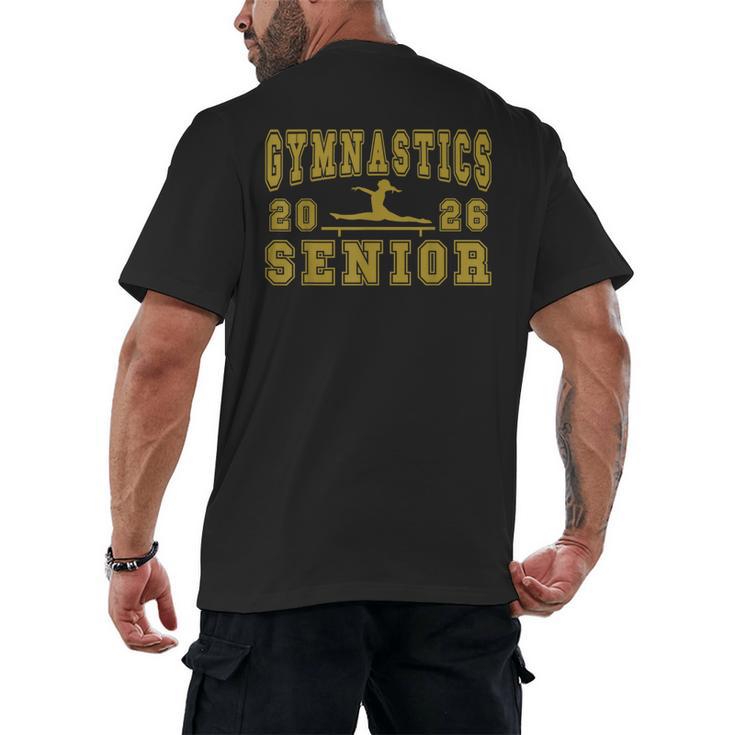 Gymnastics Senior Night Gymnastics Senior 2026 Graduation 25 Men's Back Print T-Shirt