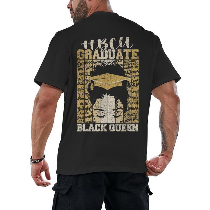 HBCU Historical College Alumni Queen Graduation 2024 Men's Back Print T-Shirt