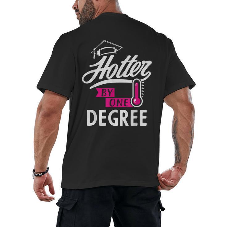 Hotter By One Degree Graduation Men's Back Print T-Shirt