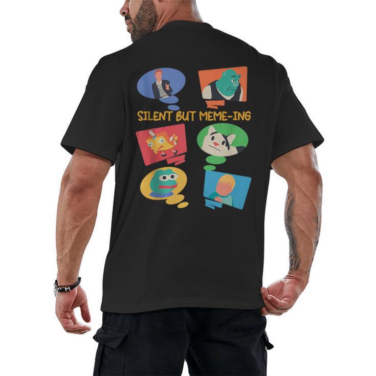 Introvert Anti People Antisocial Social Media Meme Lovers Men's Back Print T-Shirt