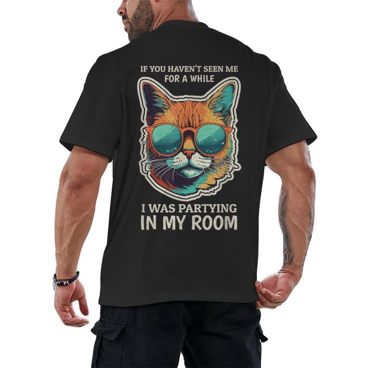 Introvert Joke For Introversion Personality Pity Party Men's Back Print T-Shirt