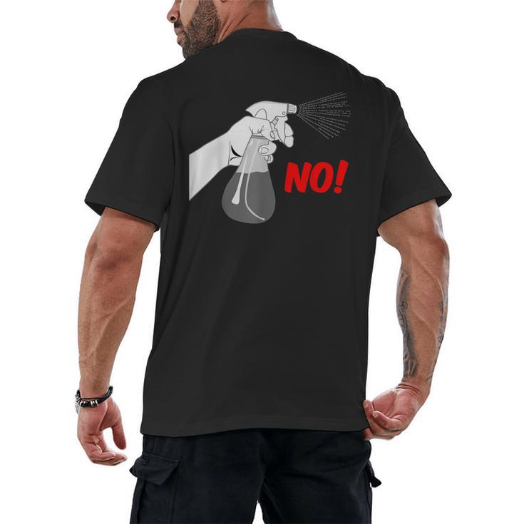 Introvert People Spray Men's Back Print T-Shirt