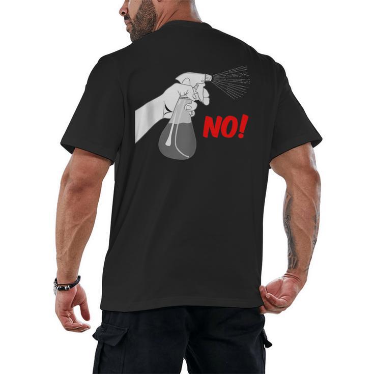 Introvert People Spray Men's Back Print T-Shirt