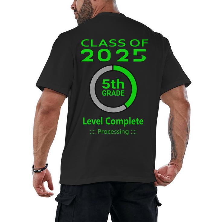 Kids Kids 5th Grade Graduation Video Game Men's Back Print T-Shirt