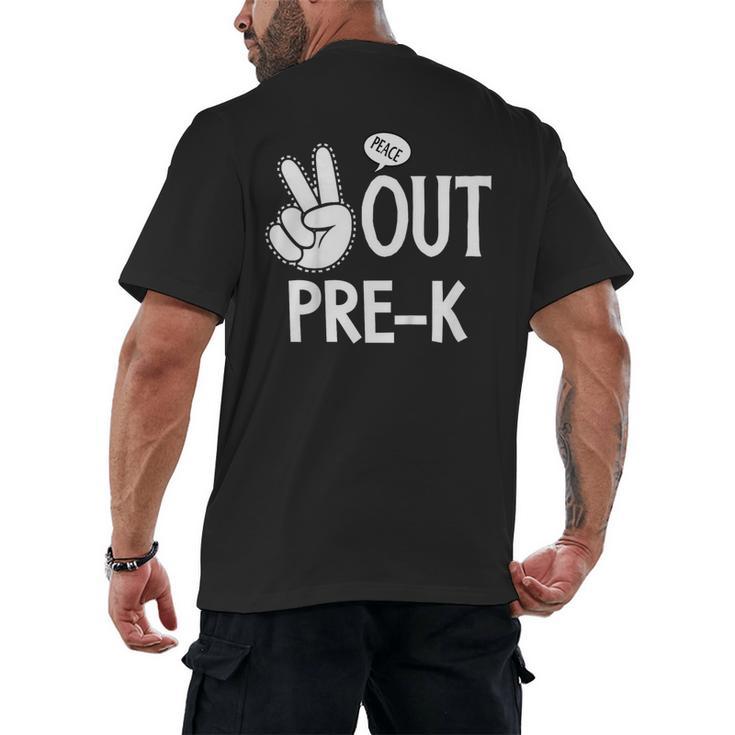Kids Pre-K Graduation Kids Toddlers Men's Back Print T-Shirt