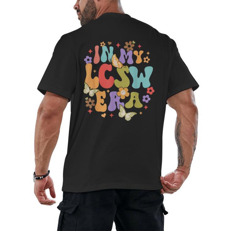 LCSW Grad Social Worker Graduation In My LCSW Era Men's Back Print T-Shirt