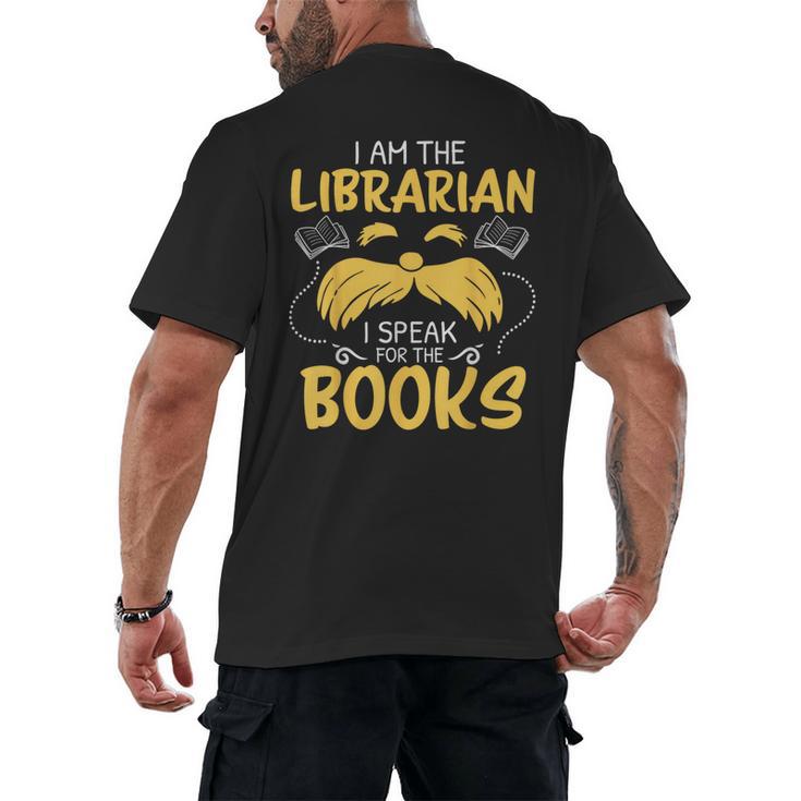 I Am Librarian Book Reader Library Book Reading Men's Back Print T-Shirt