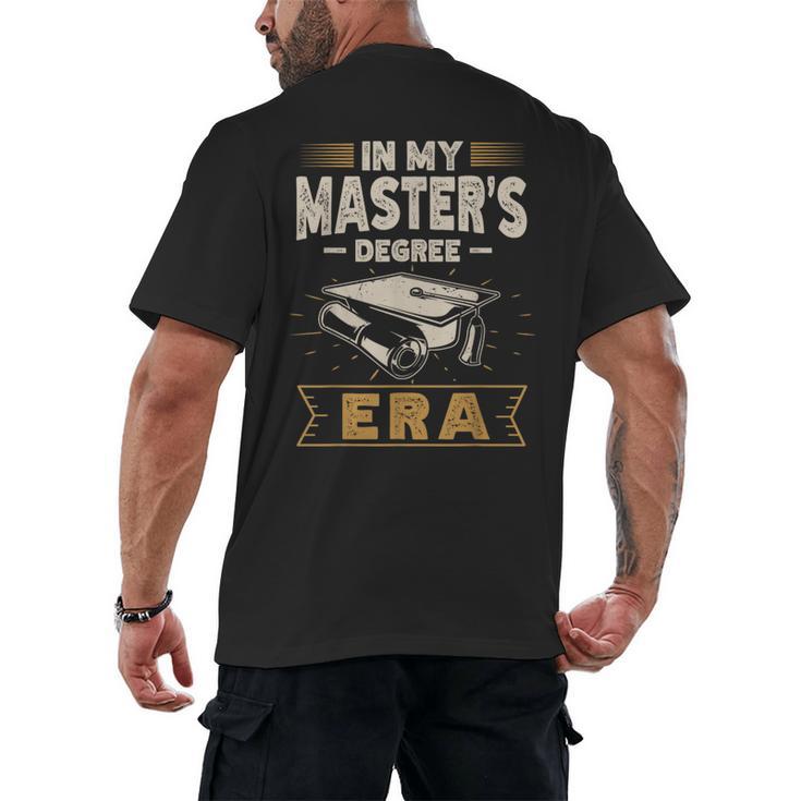 Master’s Degree Era MBA Masters Degree Graduation Men's Back Print T-Shirt