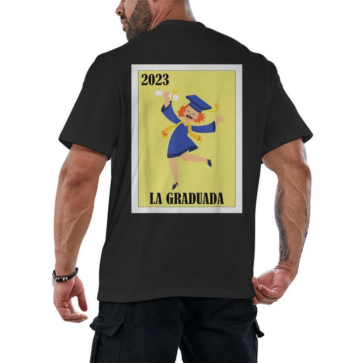 Mexican For Graduation La Graduada 2023 Men's Back Print T-Shirt