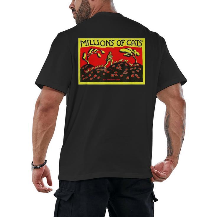 Millions Of Cats Book Cover Men's Back Print T-Shirt