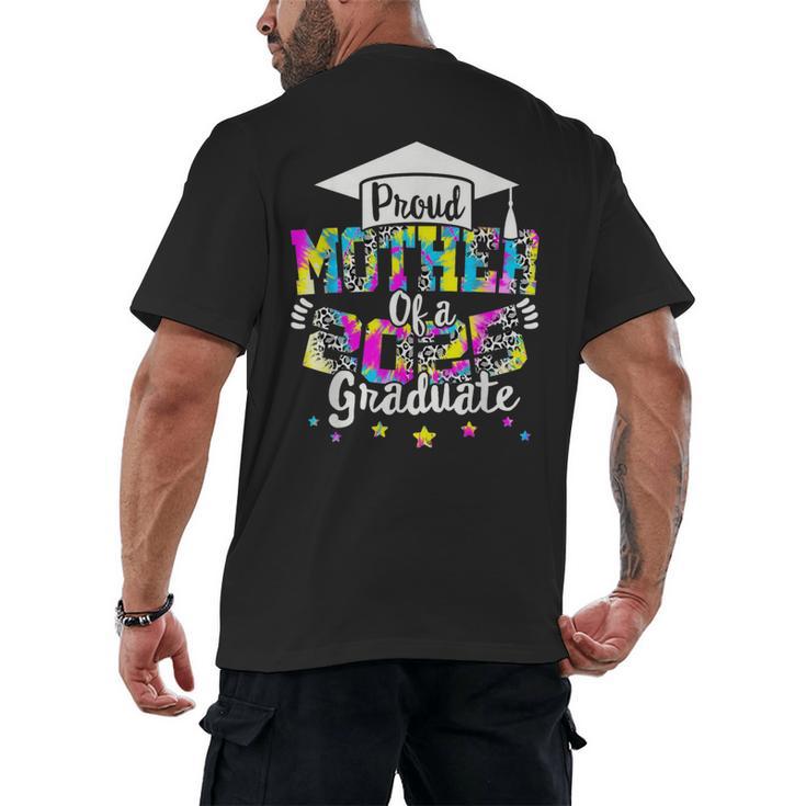 Mother Of a 2025 Graduate Tie Dye Class Senior Graduation 25 Men's Back Print T-Shirt