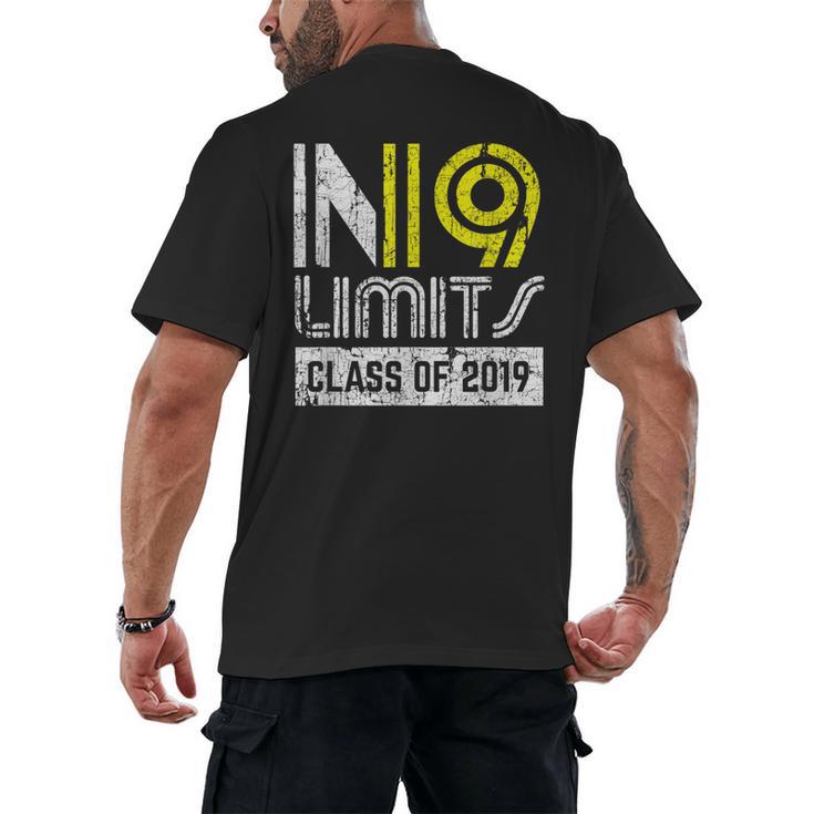 No Limits Class Of 2019 Graduation Vintage Men's Back Print T-Shirt