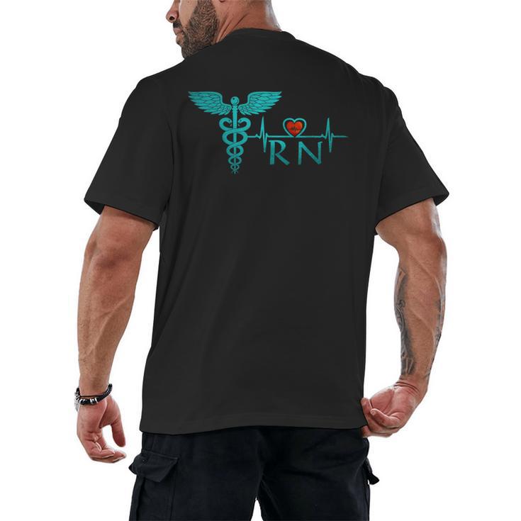 Nurse Shirt Graduation Nursing School RN Cute Tee Shirt Men's Back Print T-Shirt