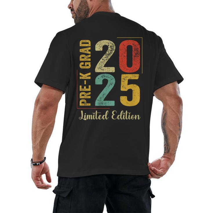 Pre-K Grad 2025 Pre-K Kids Prek Graduation Men's Back Print T-Shirt