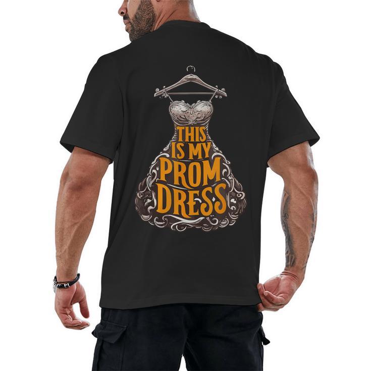 Prom Dress Prom Night Graduation Men's Back Print T-Shirt