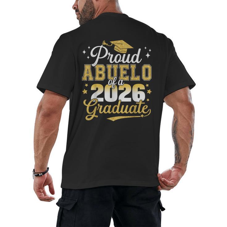 Proud Abuelo Of a Class Of 2026 Graduate Senior Graduation Men's Back Print T-Shirt
