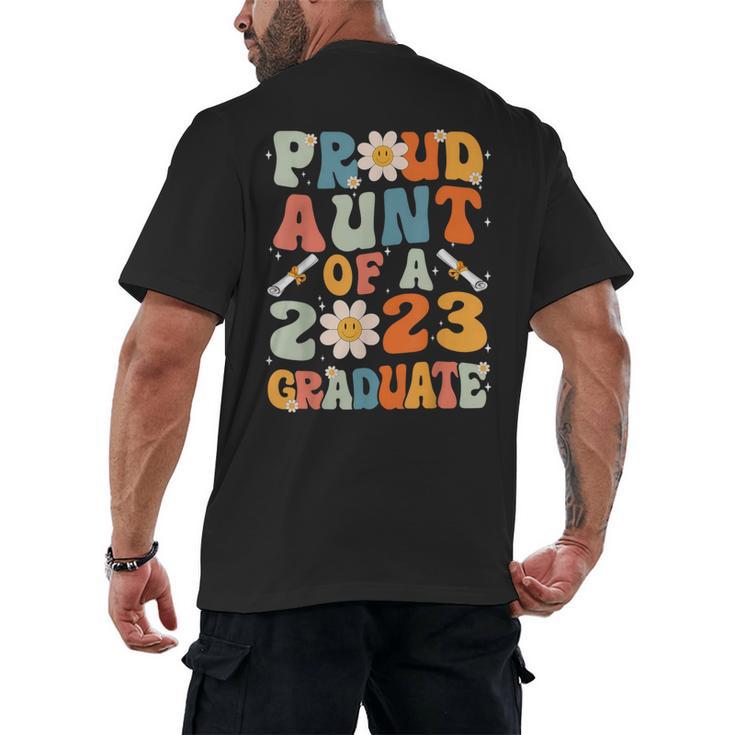 Proud Aunt Of A Class Of 2023 Graduated Graduation Women Men's Back Print T-Shirt