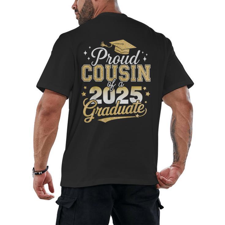 Proud Cousin Of a Class Of 2025 Graduate Senior Graduation Men's Back Print T-Shirt