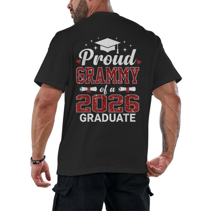 Proud Grammy Of A 2026 Graduate Class Of Graduation Men's Back Print T-Shirt