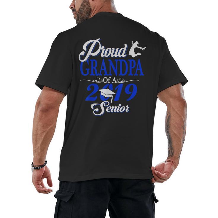 Proud GRANDPA Of A Class 2019 Senior Tshirt Graduation Men's Back Print T-Shirt