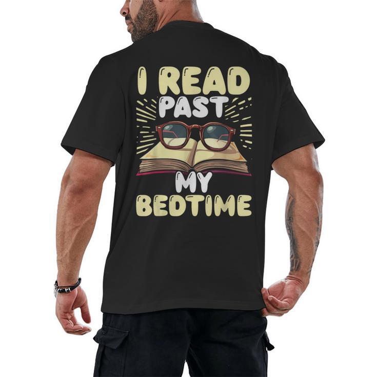 Reading Books For Kids Book Lover Bookworm Librarian Men's Back Print T-Shirt