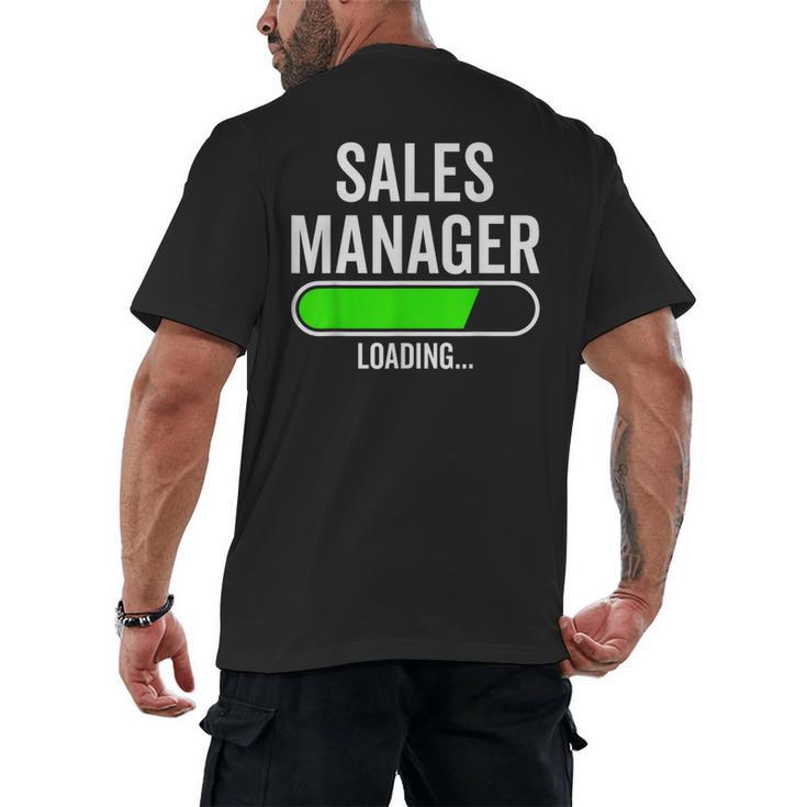 Sales Manager Loading Graduation Graduate New Job Men's Back Print T-Shirt