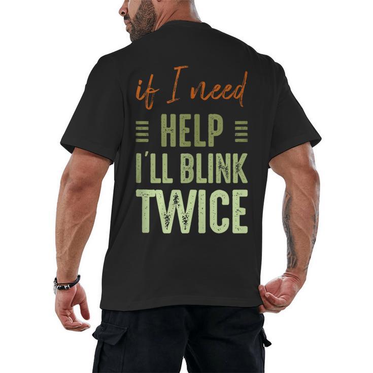 Sarcastic Independent Shopper Introvert Shopping Humor Men's Back Print T-Shirt
