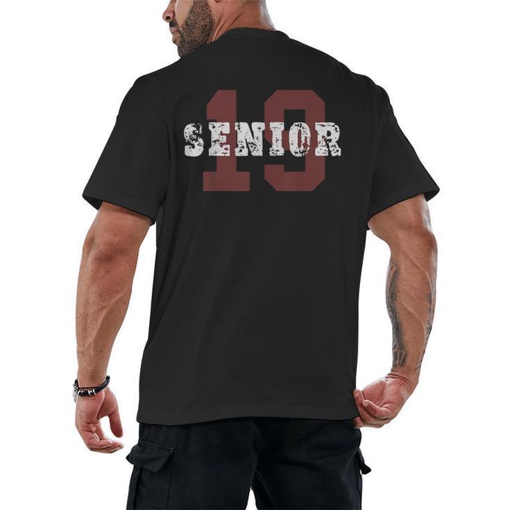 Senior Class Of 2019 Graduation Graduate School Men's Back Print T-Shirt