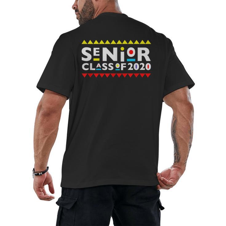 Senior Class Of 2020 90s TV Graduation For Grad Men's Back Print T-Shirt