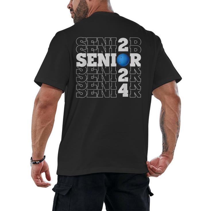 Senior Class Of 2024 Bowling First Day Of School Graduation Men's Back Print T-Shirt