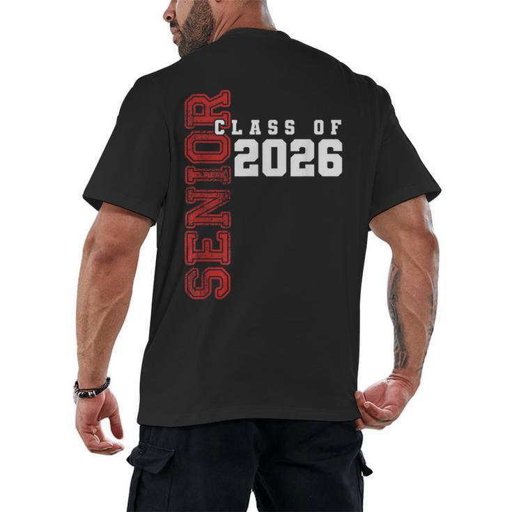 Senior Class Of 2026 Graduation Grad 26 Men's Back Print T-Shirt