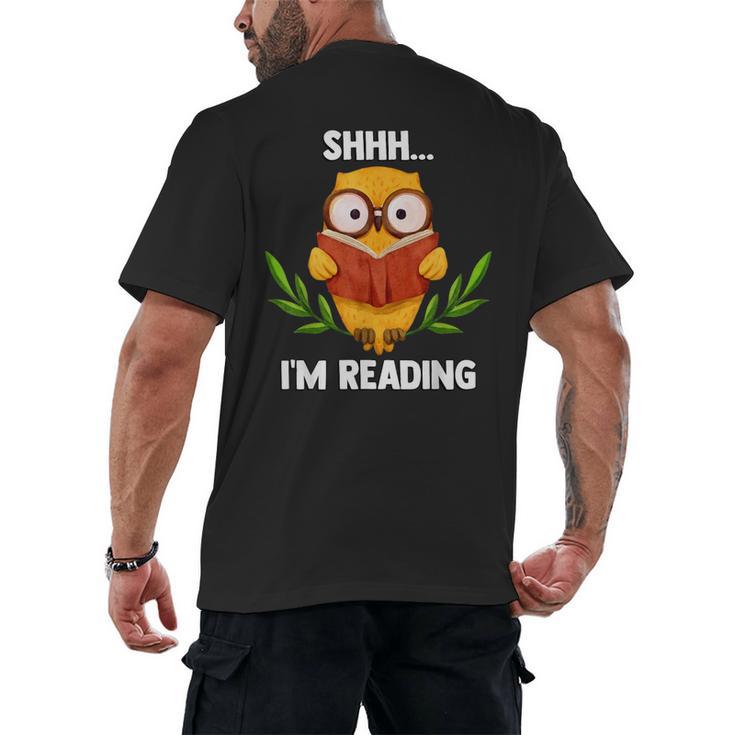 Shhh I'm Reading World Book Day Costume 2026 Kids Men's Back Print T-Shirt