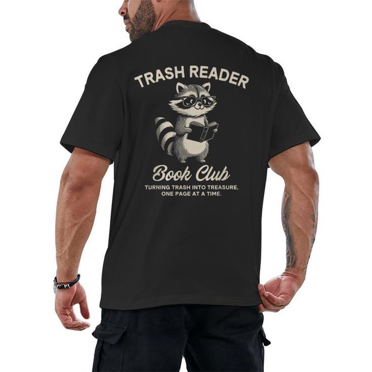 Smut Reader Spicy Book Romance Trash Reader Book Club Men's Back Print T-Shirt
