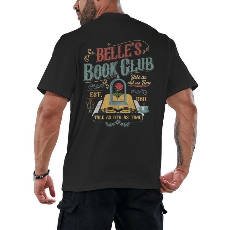 Tale Book Club Est 1991 Tale As Old As Time Men's Back Print T-Shirt