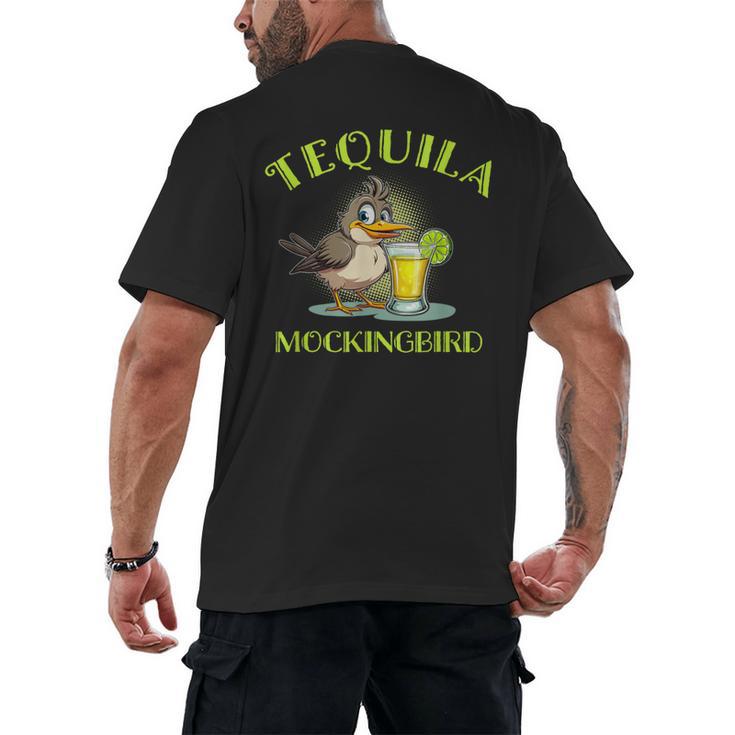 Tequila Mockingbird For Book Lovers And Writers Men's Back Print T-Shirt