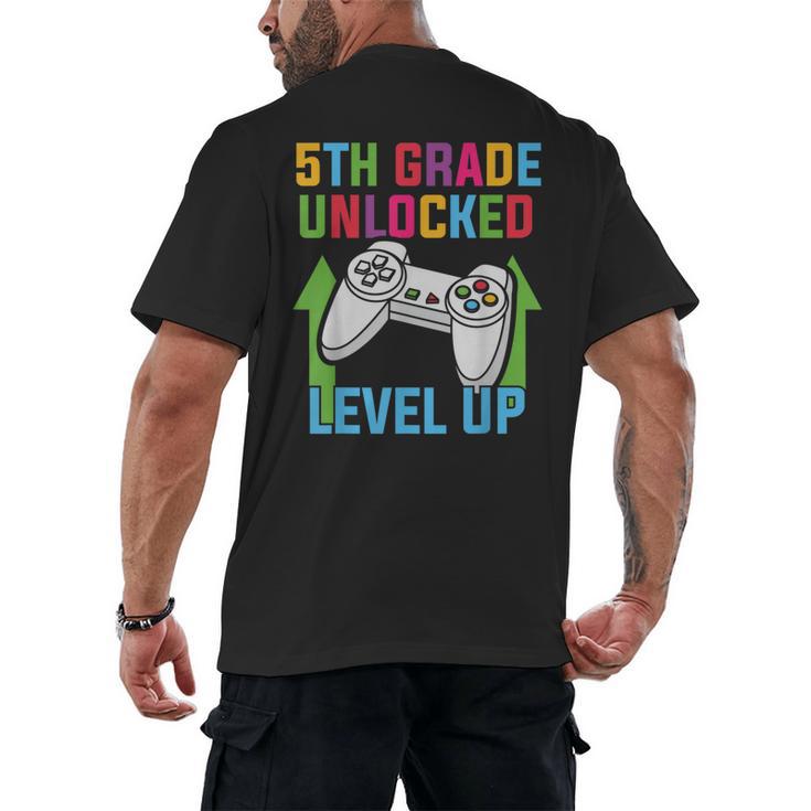 VIDEO GAMER Graduation Student Teacher Last Day School Kids Men's Back Print T-Shirt