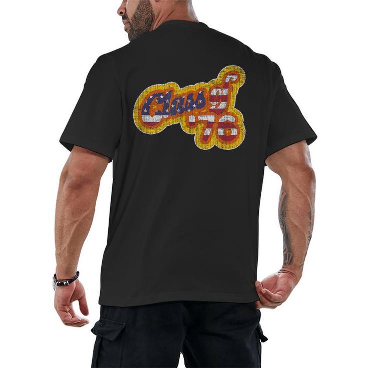 Vintage Class Of 1976 Bicentennial Graduation Year Men's Back Print T-Shirt