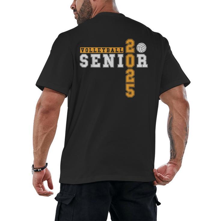 Volleyball Senior Night Volleyball Senior 2025 Graduation 8 Men's Back Print T-Shirt
