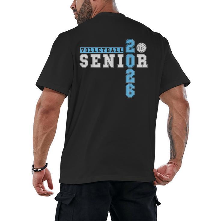 Volleyball Senior Night Volleyball Senior 2026 Graduation 39 Men's Back Print T-Shirt
