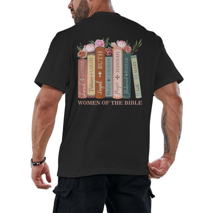 Women Of The Bible Christian Books Full Color Men's Back Print T-Shirt