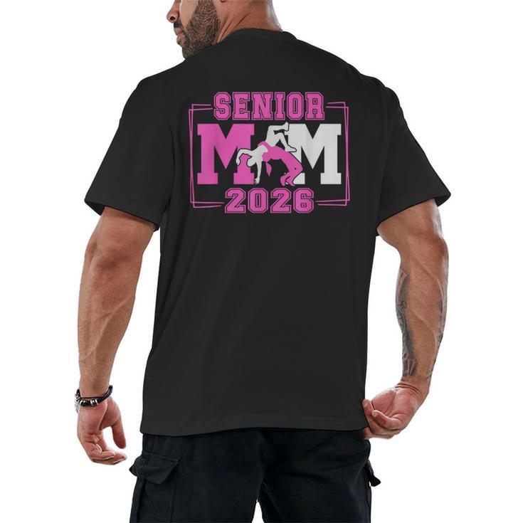 Wrestling Senior Mom Wrestling Senior 2026 Graduation Men's Back Print T-Shirt