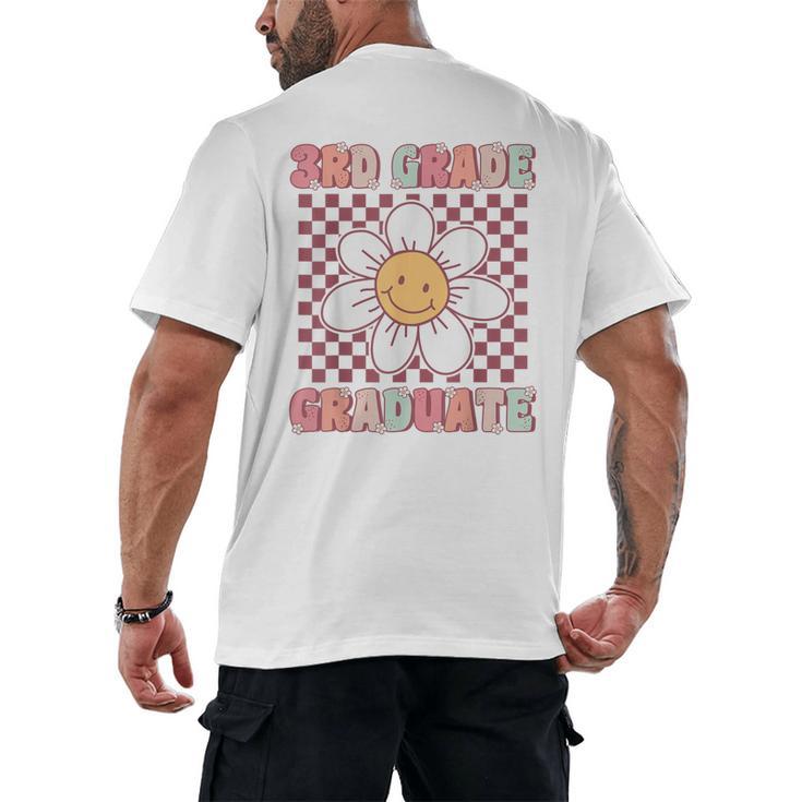 3rd Grade Graduation Cute Groovy Last Day Of Third Grade Men's Back Print T-Shirt