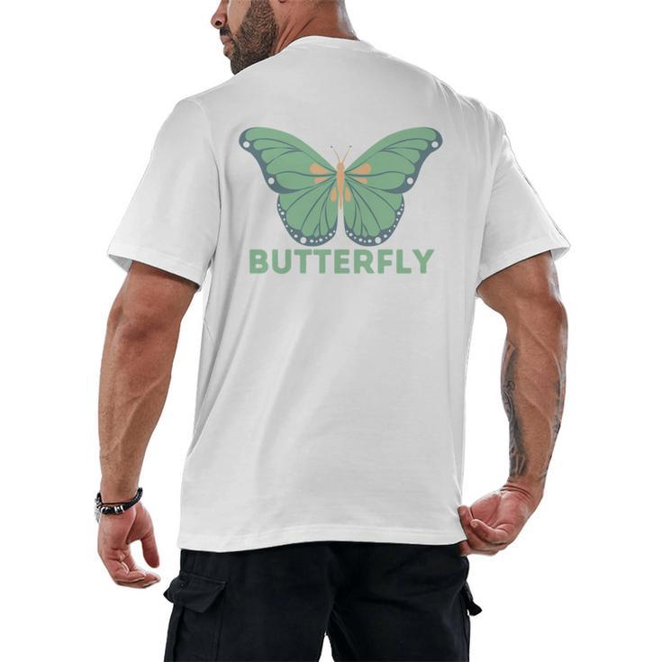 Anti-Social Introvert Butterfly Men's Back Print T-Shirt