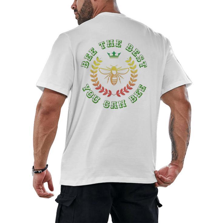 Bee The Best You Can Graduation Smart Kid Child Teen T-Shirt Men's Back Print T-Shirt