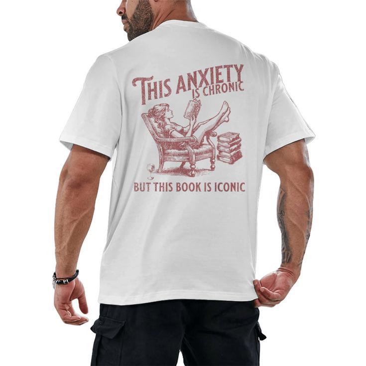 Bookish Graphic For Book Lover Reader Girl Women Men's Back Print T-Shirt