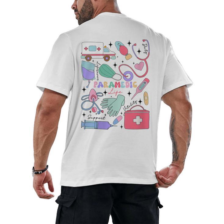 Can’t Talk Right Now Doing Paramedic Nurse Graduation Men's Back Print T-Shirt