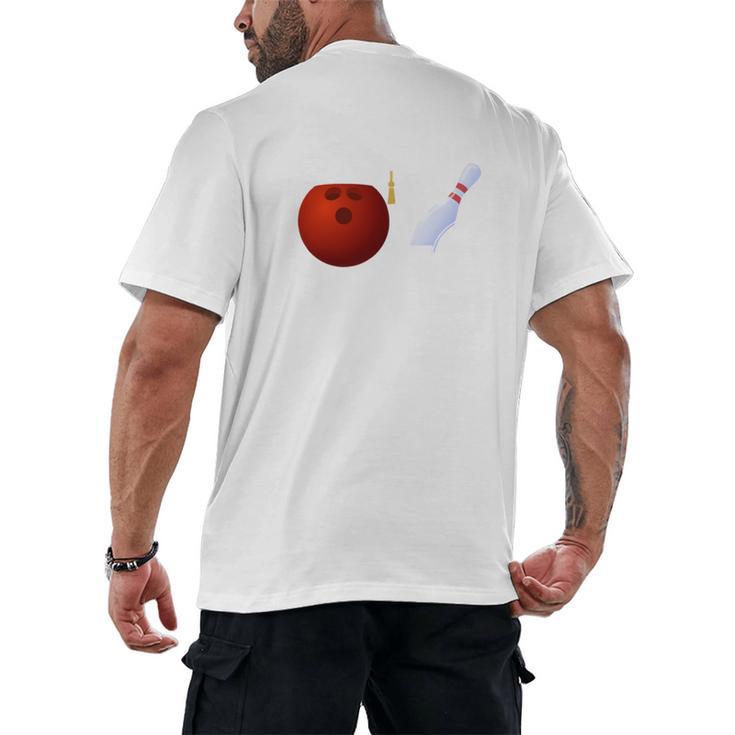 Class Of 2022 Graduation For Him Her Bowling Sports Men's Back Print T-Shirt
