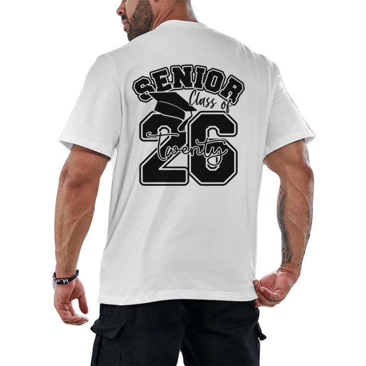 Class Of 2026 Senior 2026 Graduation Men's Back Print T-Shirt